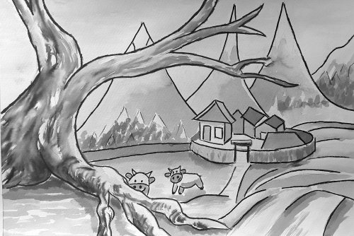 Extrait d'un kamashibai